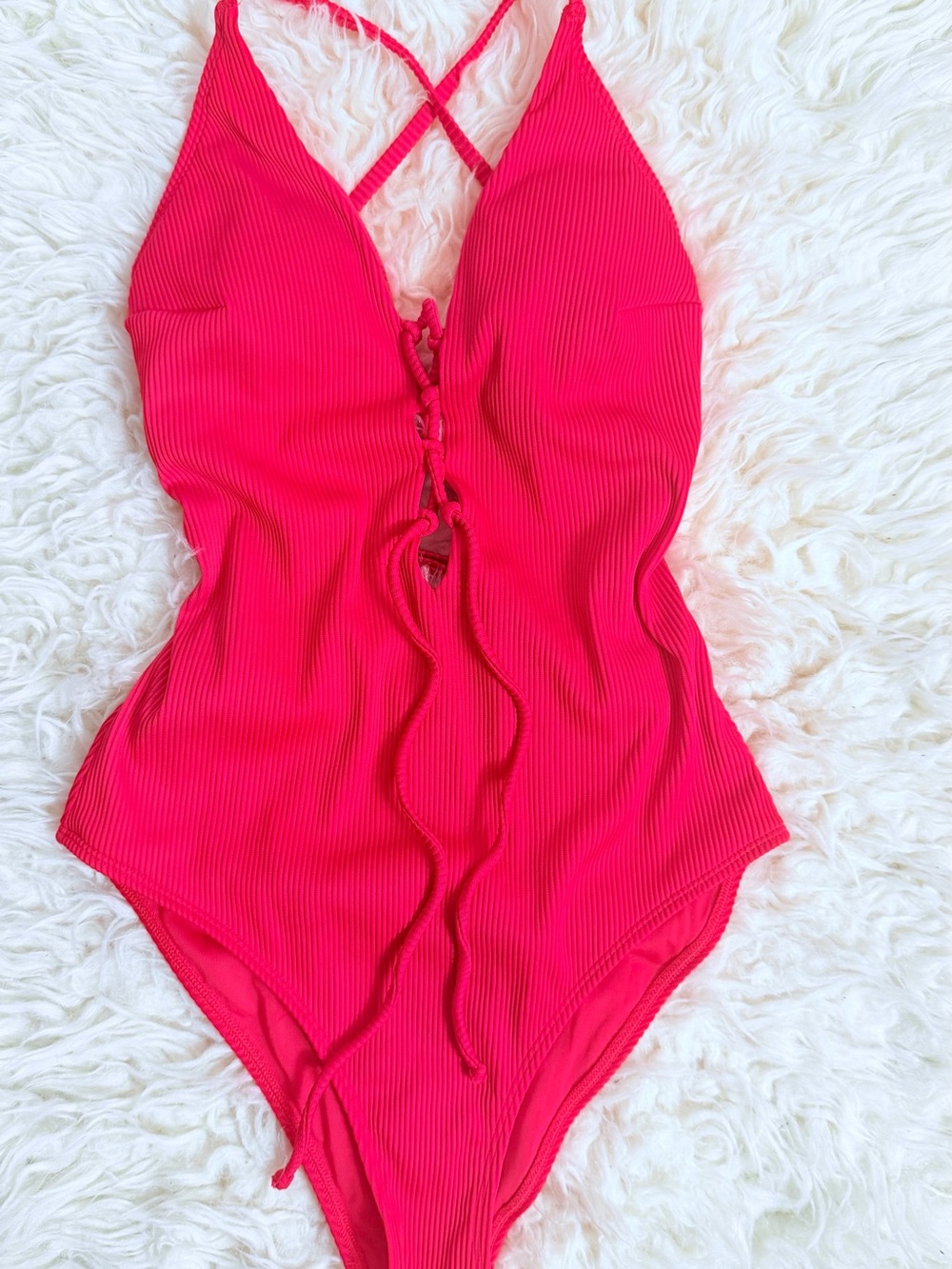 Medium Red one -piece swimsuit